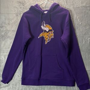 NFL Minnesota Vikings Purple Cozy Hoodie Kangaroo Pouch Size M